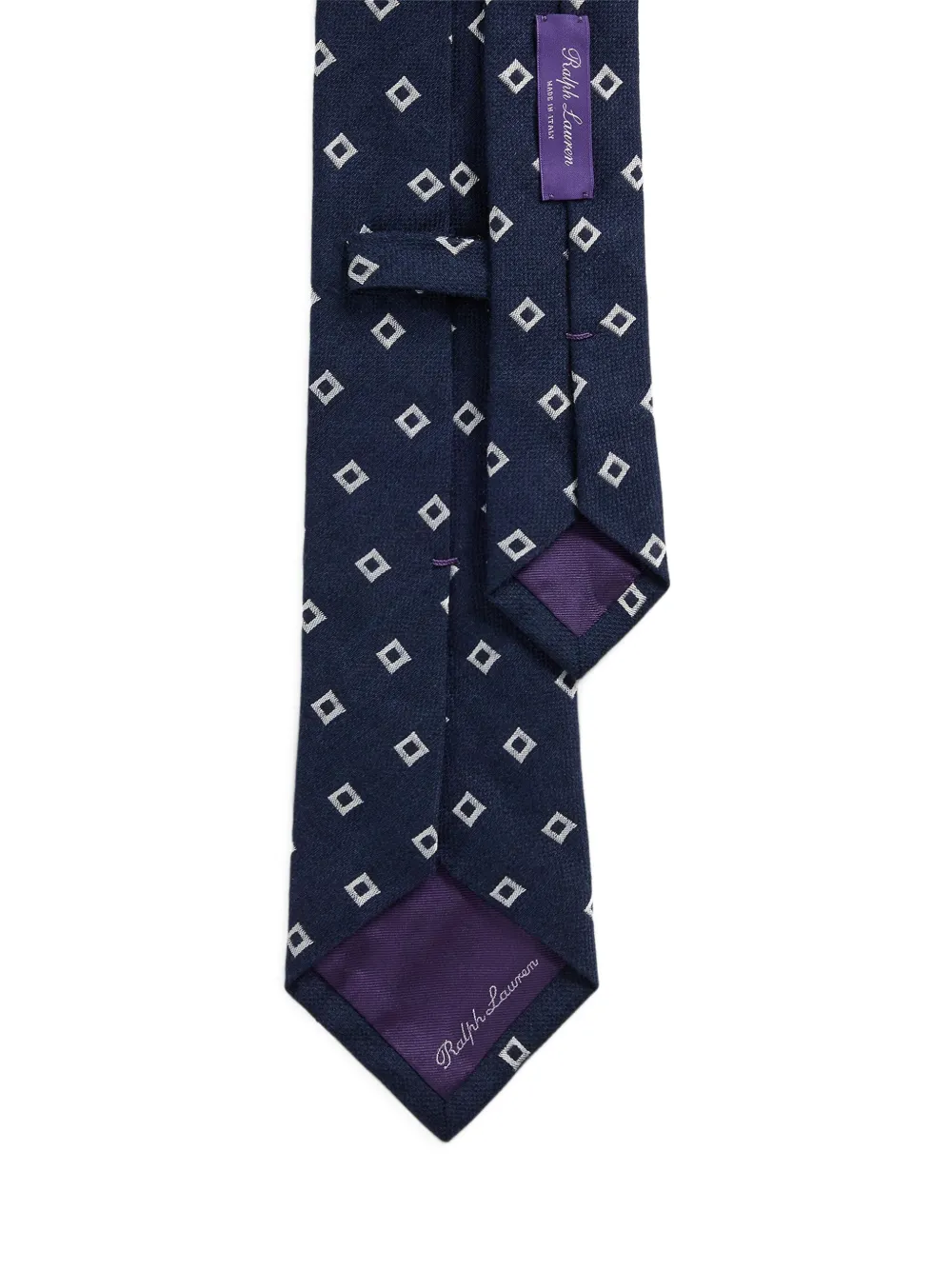 ralphlaurenpurplelabel Ralph Lauren Purple Label Stropdas met print - Blauw