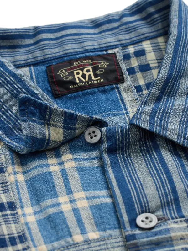Ralph Lauren RRL パッチワーク ショートスリーブシャツ