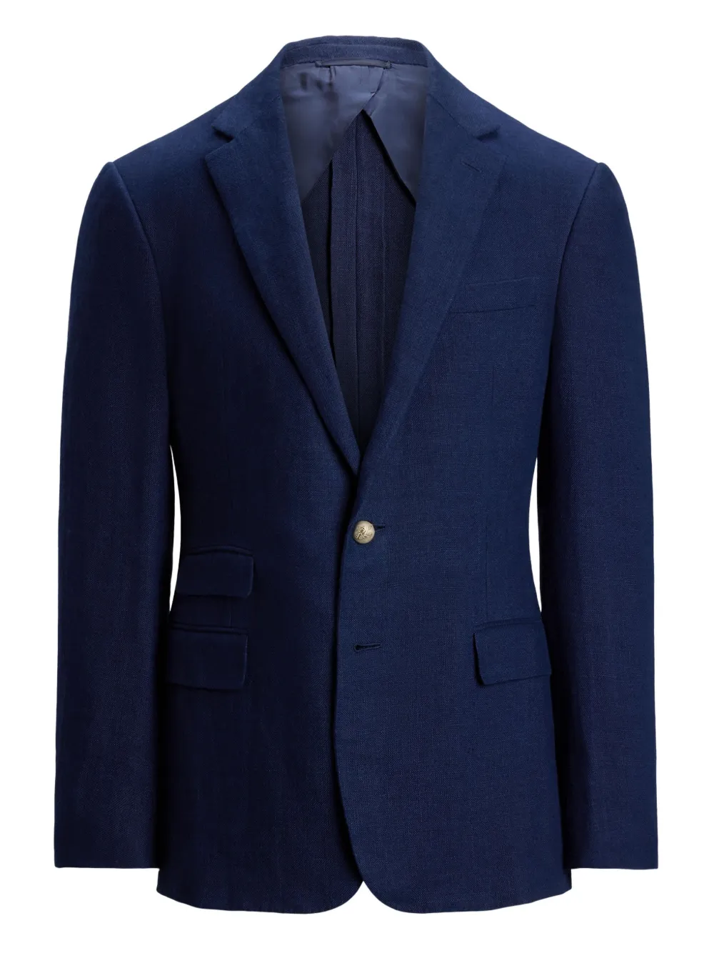 Ralph Lauren Purple Label Blazer met mesh Blauw