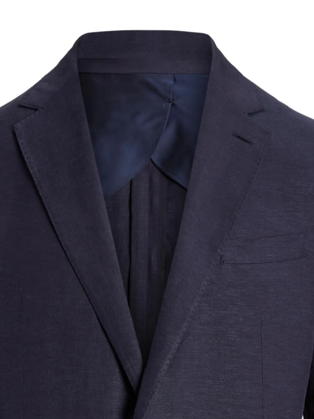 Ralph Lauren Purple Label Blazer met enkele knoop en textuur Blauw