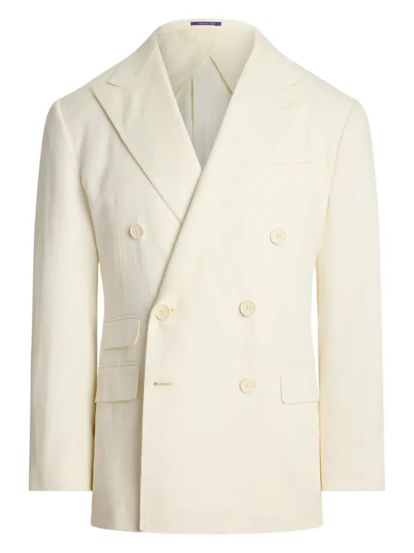 Ralph Lauren Purple Label ヘリンボーン ジャケット | ホワイト