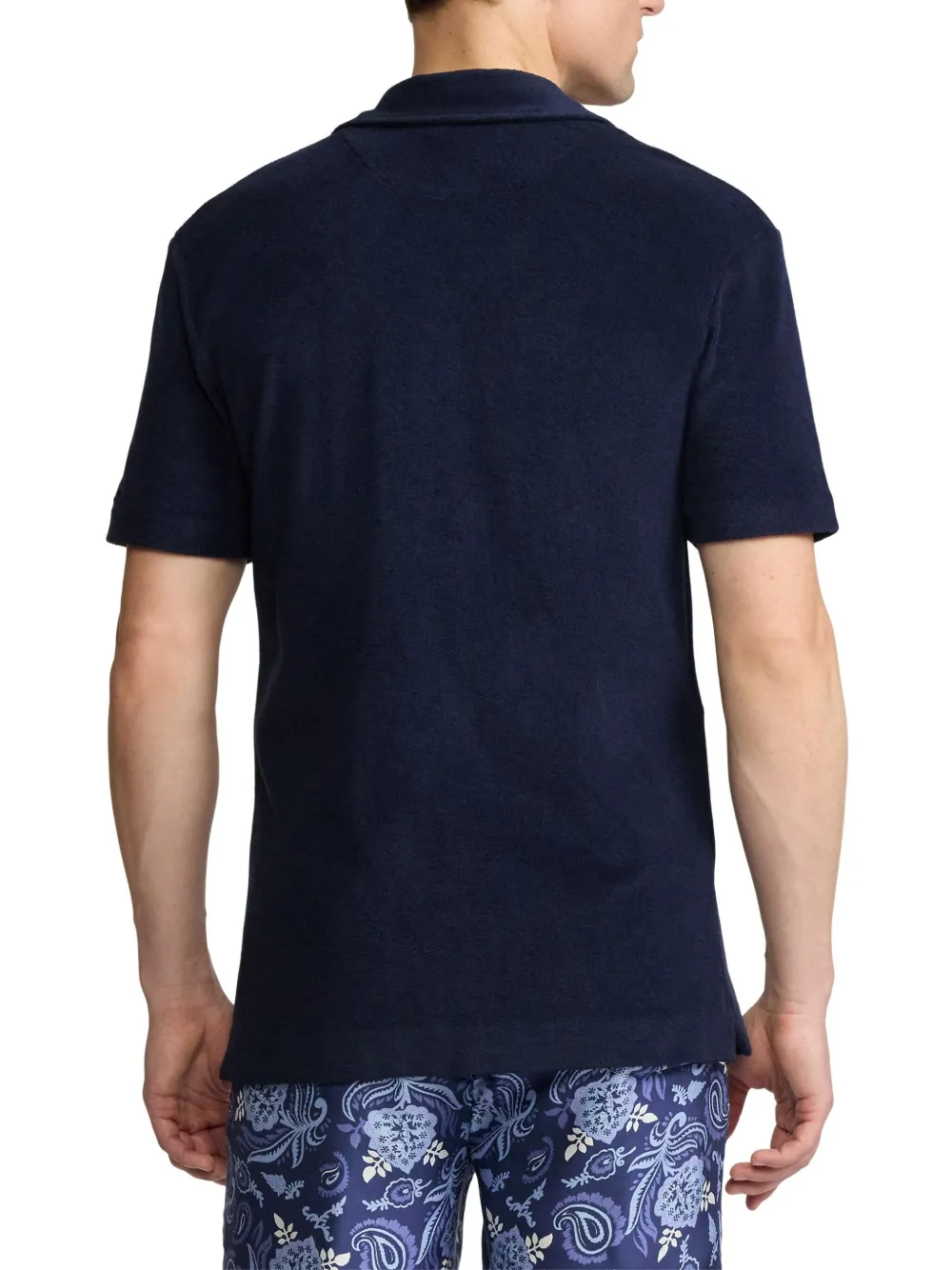 Ralph Lauren Purple Label Badstof overhemd Blauw