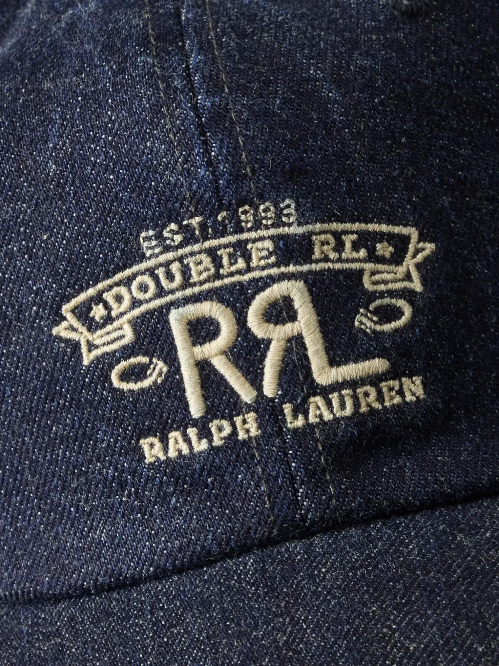 Ralph Lauren RRL Denim honkbalpet Blauw