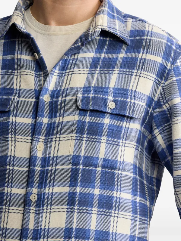 Ralph Lauren Purple Label Plaid Shirt | Blue | FARFETCH
