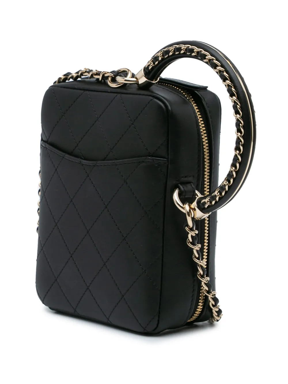 CHANEL Pre-Owned 2020 Calfskin Stitched Cup Of Tea Vanity Case satchel | Pre-Owned | Image 2