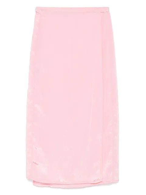 Forte Forte crinkled midi skirt