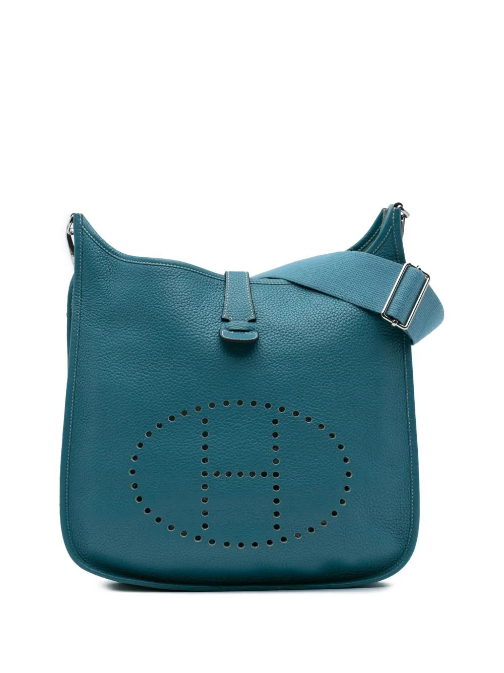 Hermès Pre-Owned 2013 クレマンス エヴリン III PM ショルダーバッグ - ブルー Hermès Pre-Owned 2013 クレマンス エヴリン III PM ショルダーバッグ - ブルー