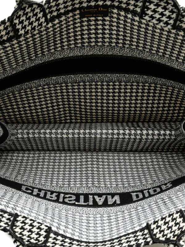 Christian Dior Pre-Owned 2019 ラージ キャンバス ハウンドトゥース