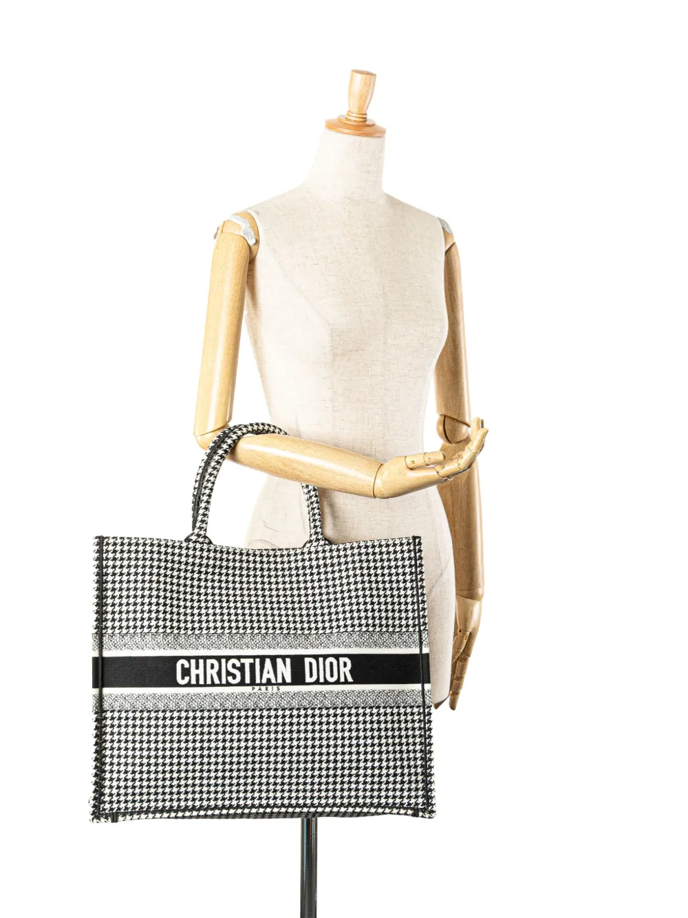 Christian Dior Pre-Owned 2019 ラージ キャンバス ハウンドトゥース