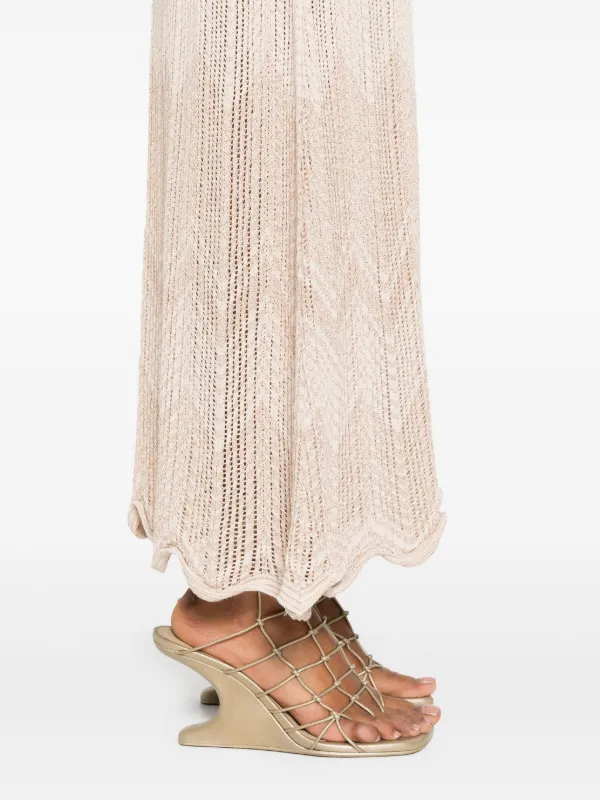 fitted lace wedding dress Chevron Maxi Dress for Women