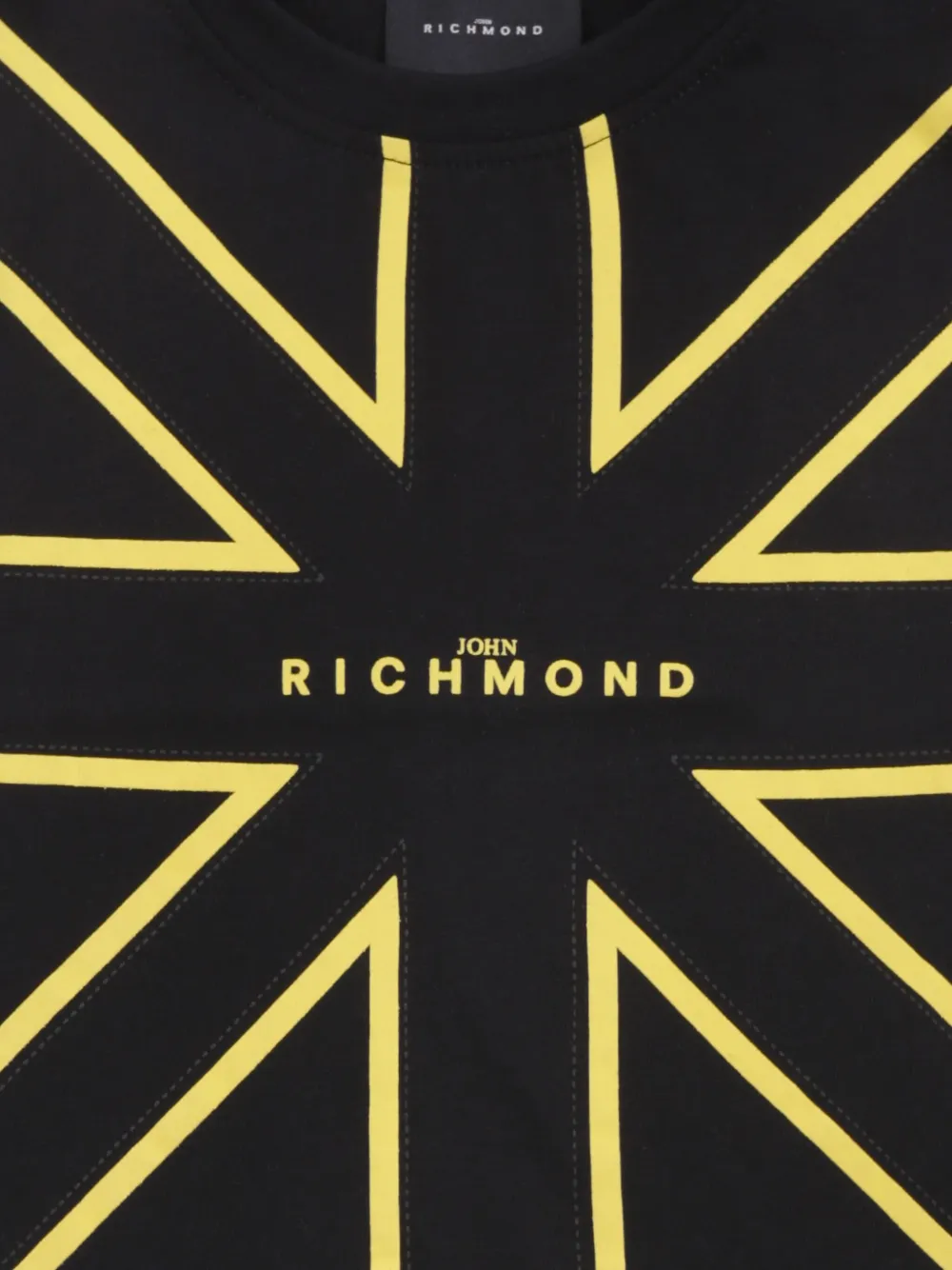 John Richmond Junior Katoenen T-shirt Zwart