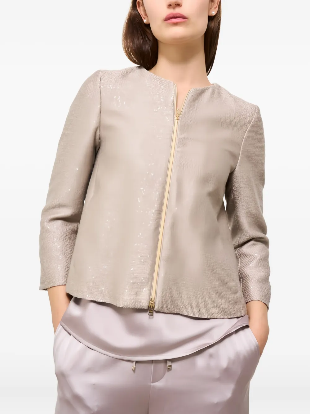 wool fitted jacket