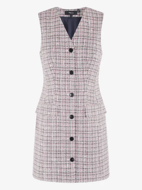 Theory tweed mini dress