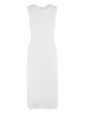 ERMANNO FIRENZE lace-detailing midi dress - White