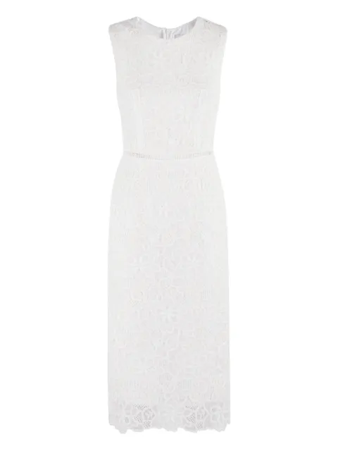 ERMANNO FIRENZE  lace-detailing midi dress