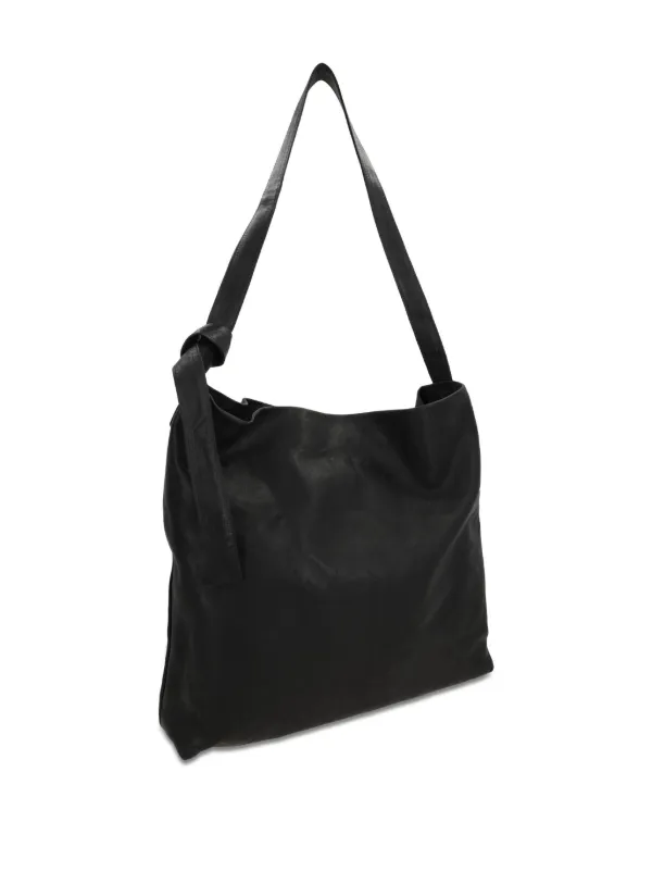 Ann Demeulemeester レザーショルダーバッグ | ブラック