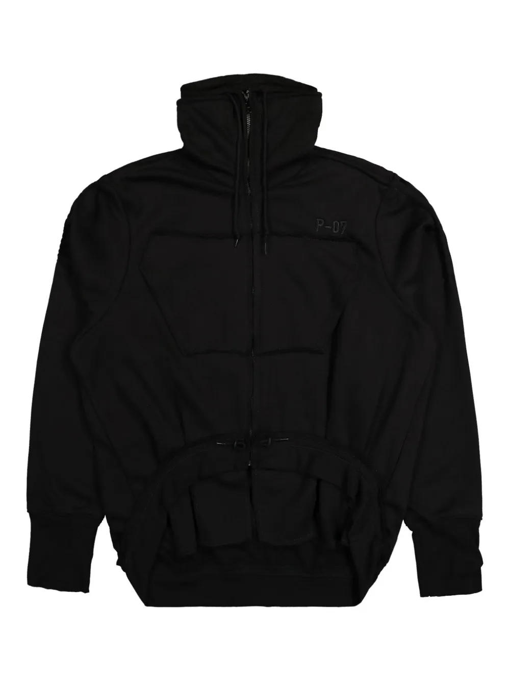 Prototypes Black Toggle Hoodie In Schwarz