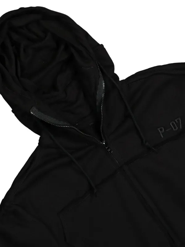 PROTOTYPES Toggle Zip-Up Hoodie | Black | FARFETCH