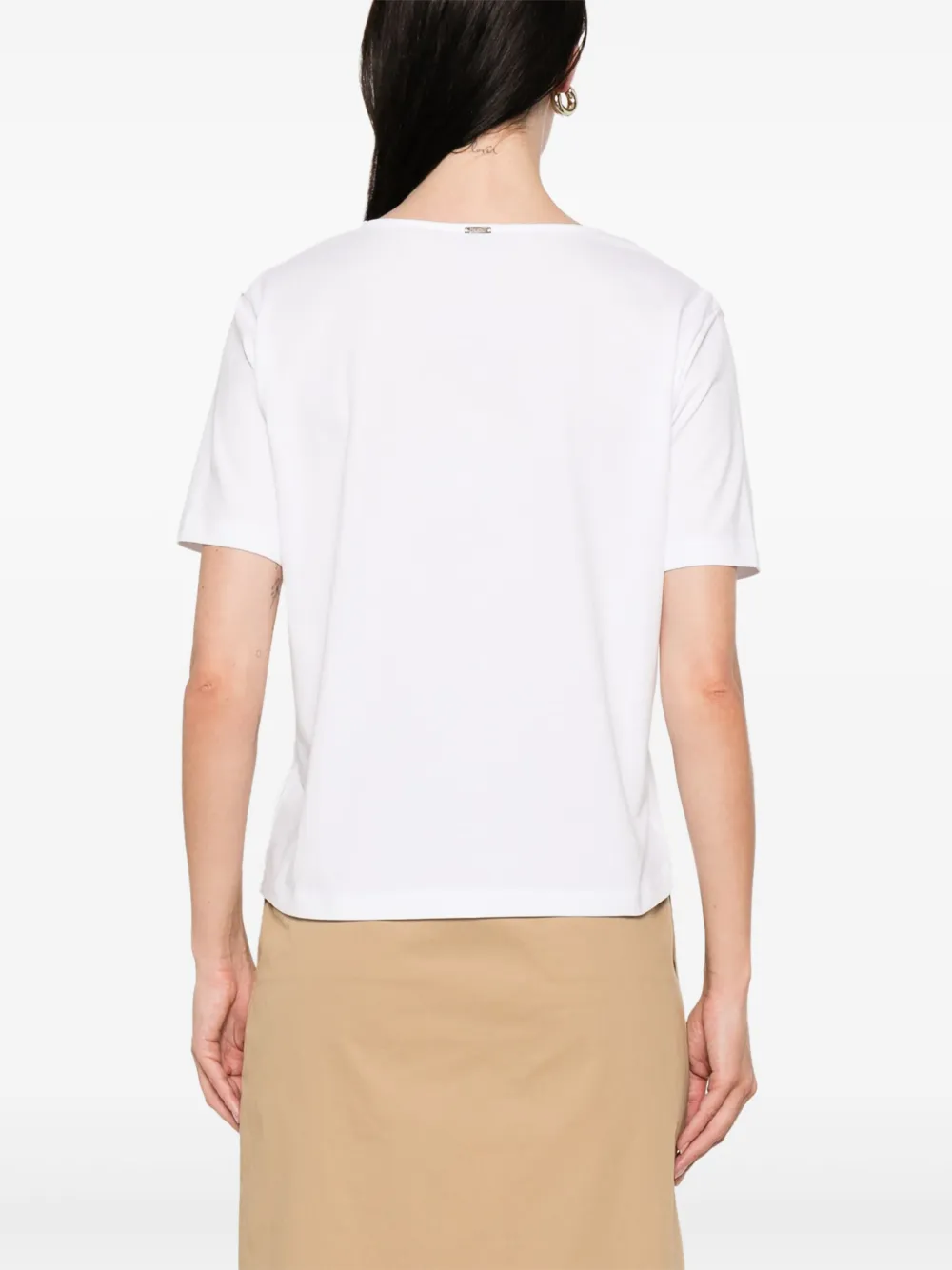 Herno T-shirt met grafische print Wit