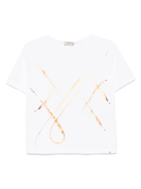 Herno playera con estampado gráfico