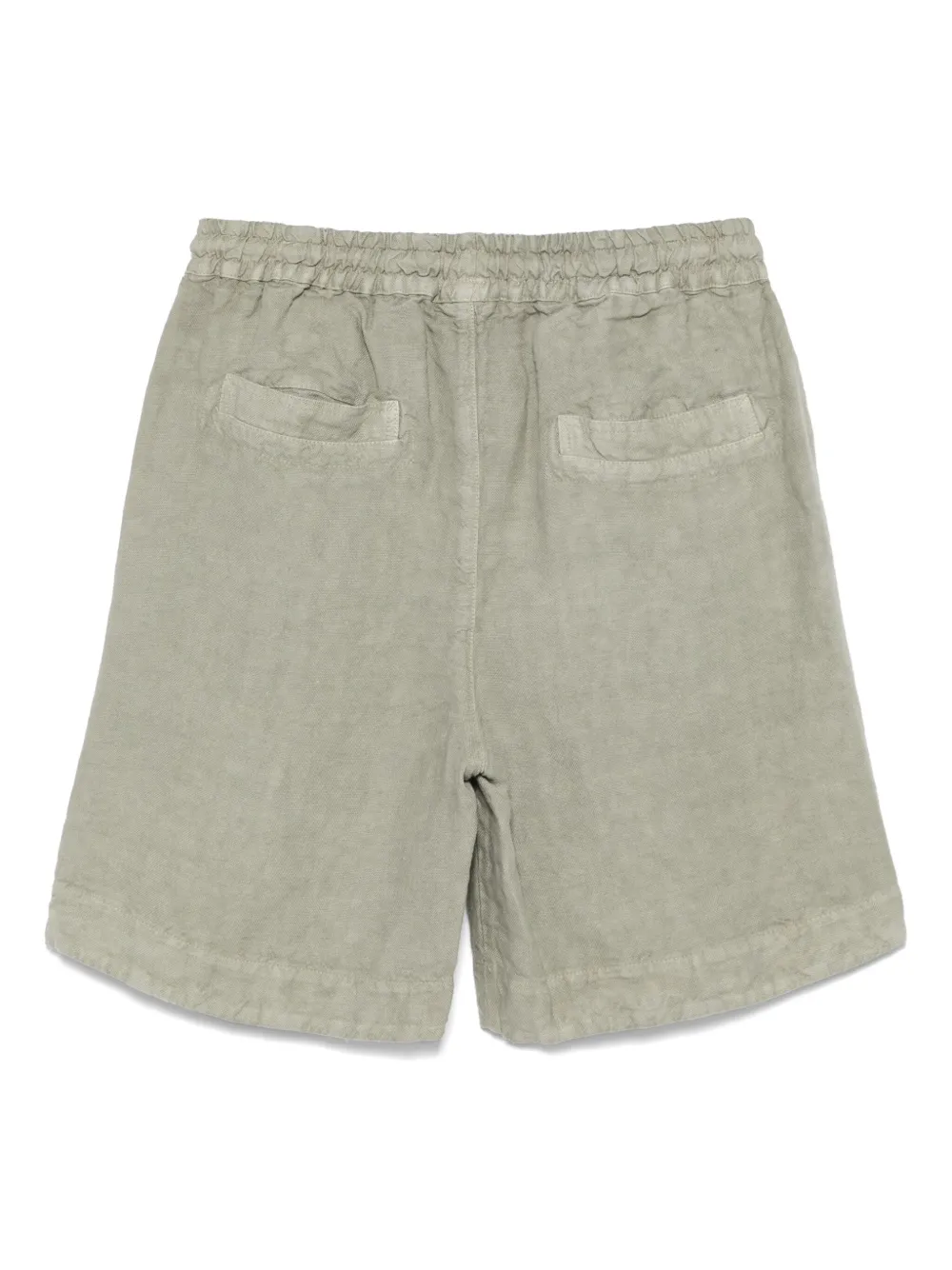 Eleventy Linnen shorts - Groen