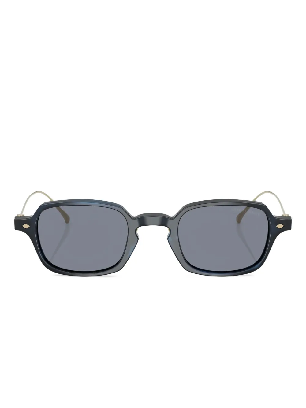 Giorgio Armani lentes de sol con armazón rectangular | azul | Image 1