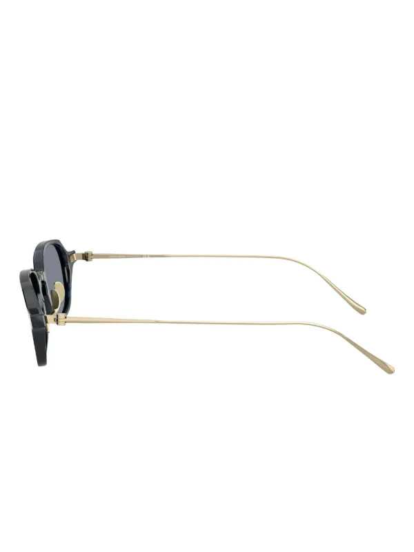 Giorgio Armani rextangle-frame Sunglasses | Blue | FARFETCH PL