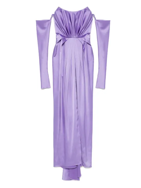 Rhea Costa Helyna Wisteria maxi dress
