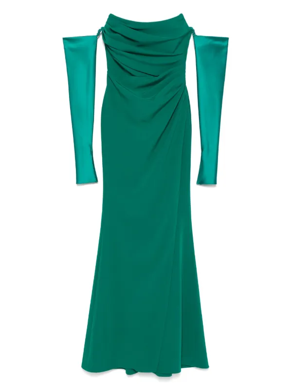 rhea costa green dress Aairah Maxi | tanisiworld