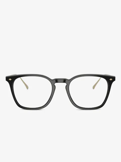 Giorgio Armani titanium-square frames glasses