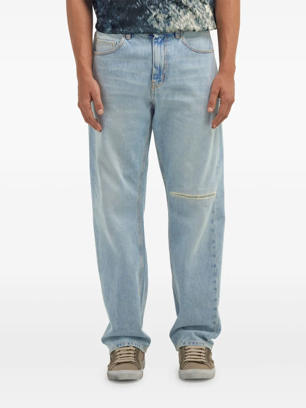 Roberto Cavalli Straight jeans Blauw