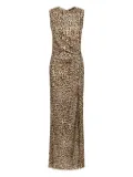 Roberto Cavalli leopard-print maxi dress - Neutrals