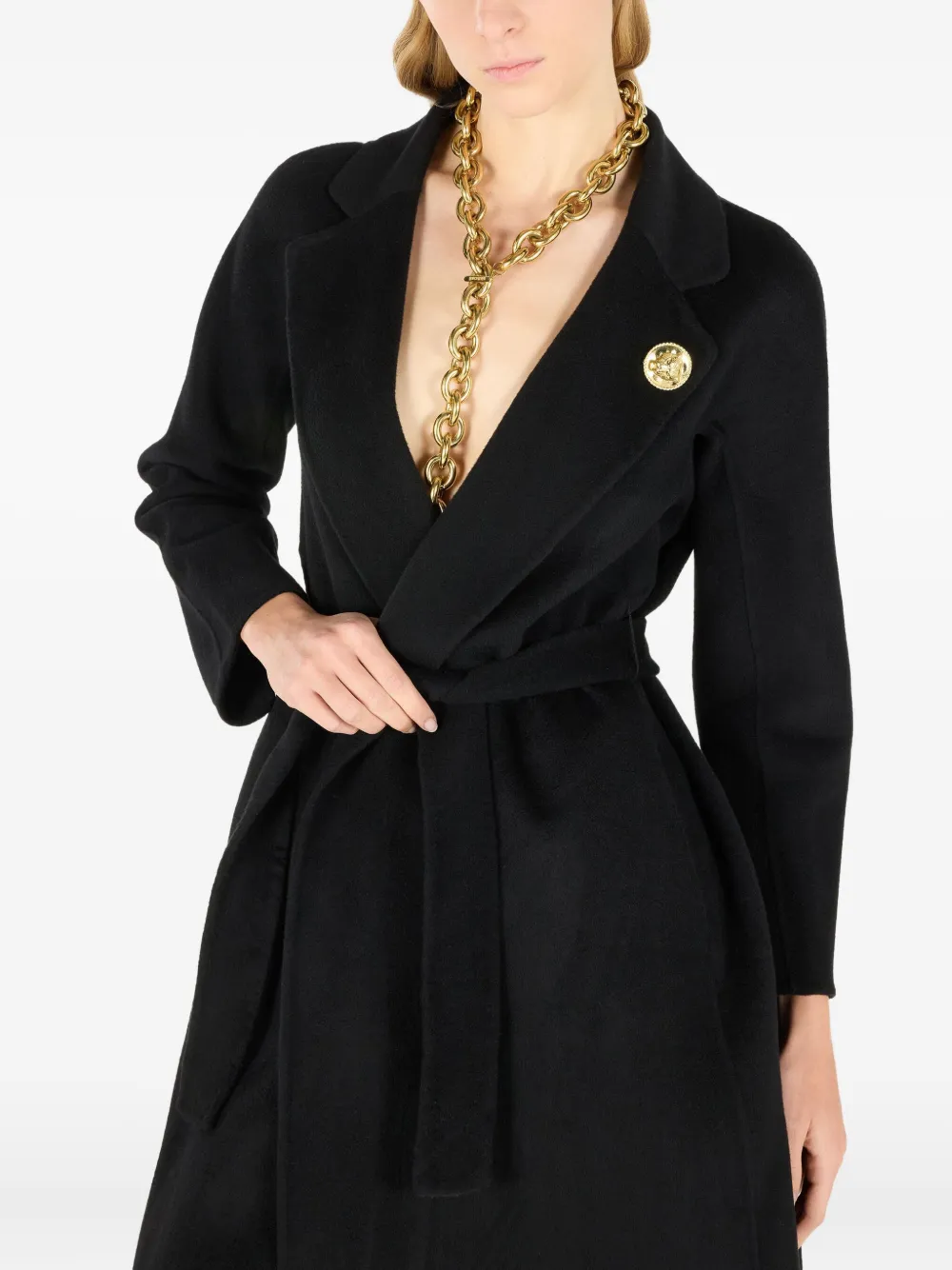 Roberto Cavalli Jas met logoplakkaat Zwart