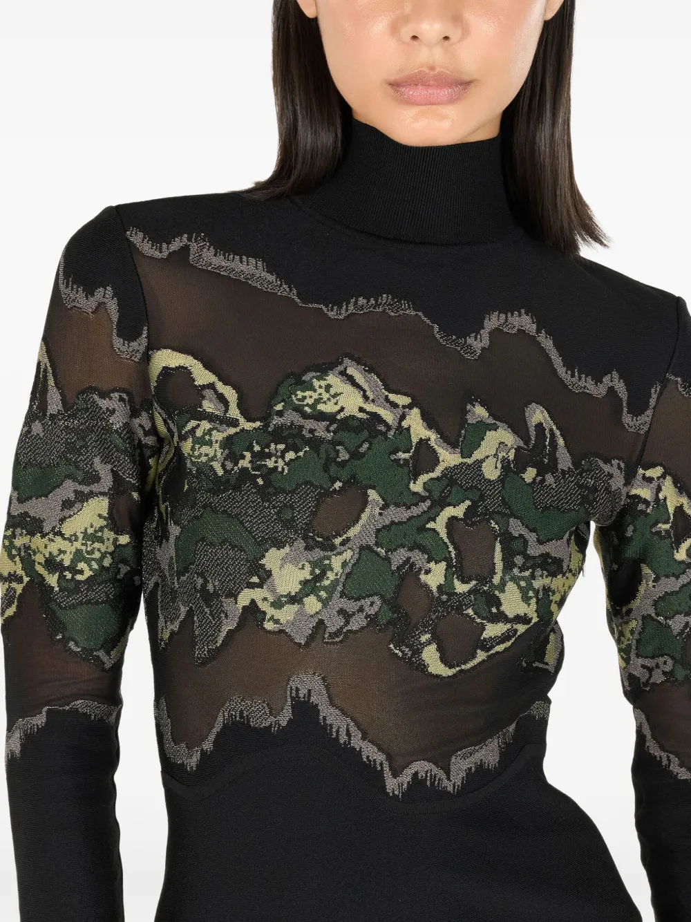 Roberto Cavalli Abito corto con stampa camouflage | Image 6
