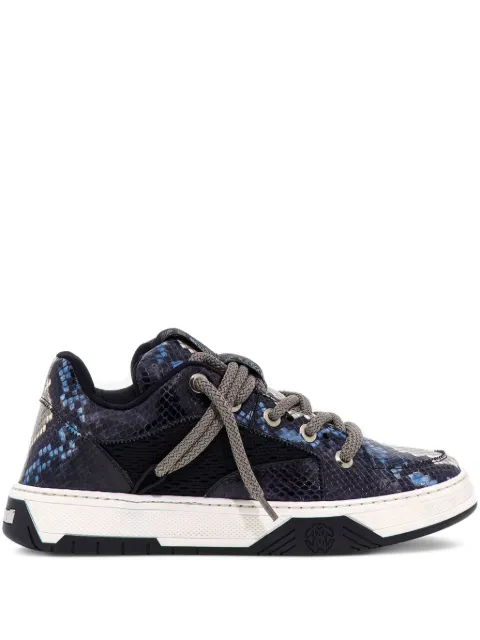 Roberto Cavalli snakeskin-print sneakers
