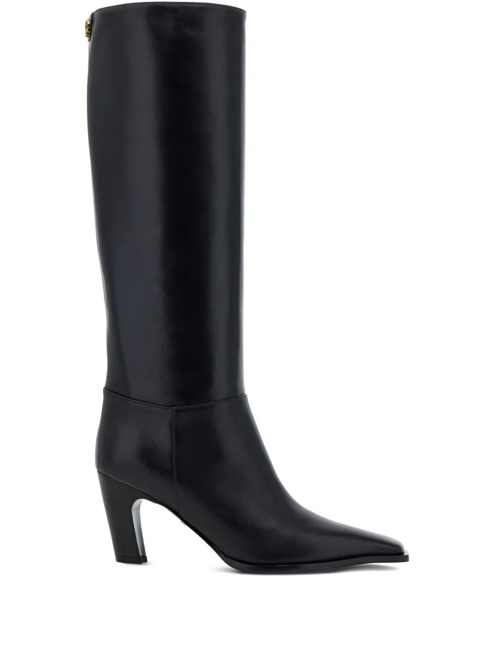 Roberto Cavalli knee-high leather boots | Black | Image 1