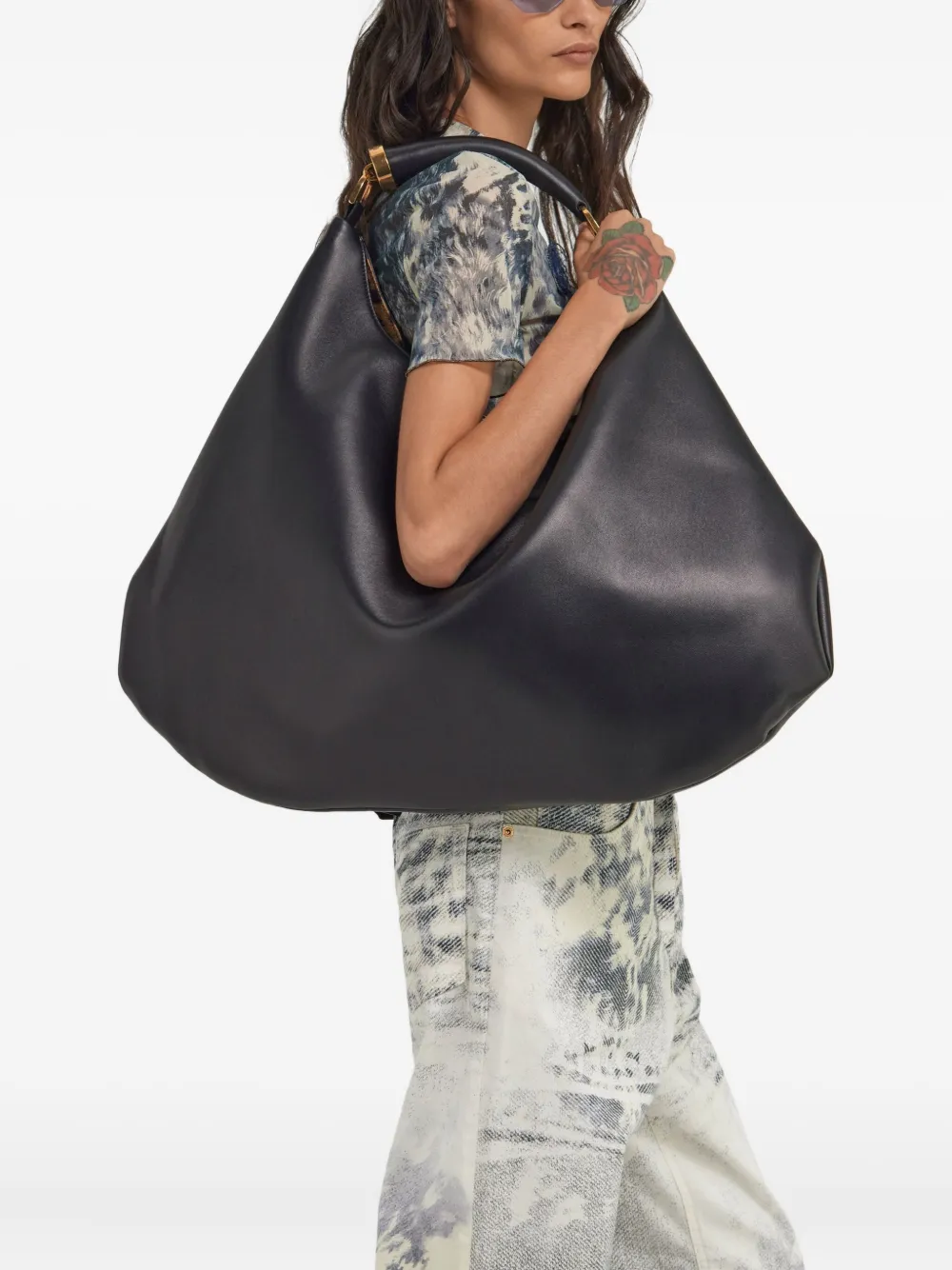 Roberto Cavalli leather shoulder bag | Image 2