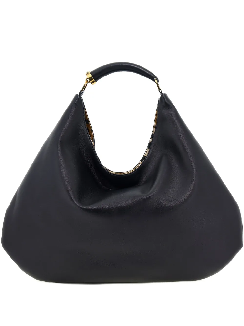 Roberto Cavalli leather shoulder bag | Black | Image 1