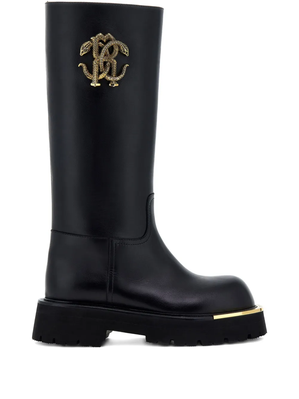 Roberto Cavalli logo-plaque boots | Black | Image 1