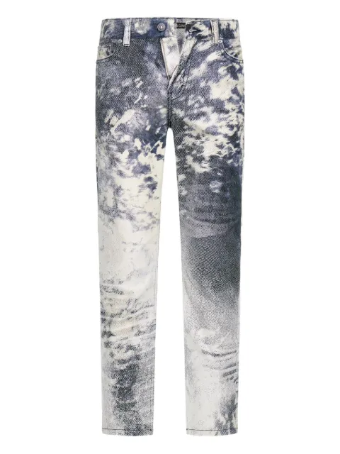 Roberto Cavalli Appaloosa-print jeans