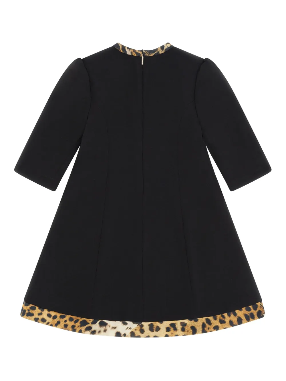 Roberto Cavalli Junior Jurk met RC-logo Zwart