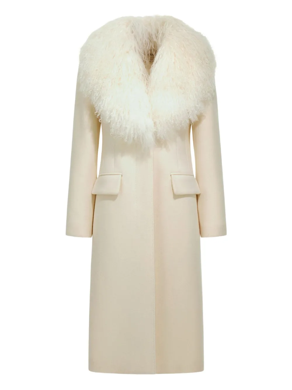 Roberto Cavalli single-breasted coat - White