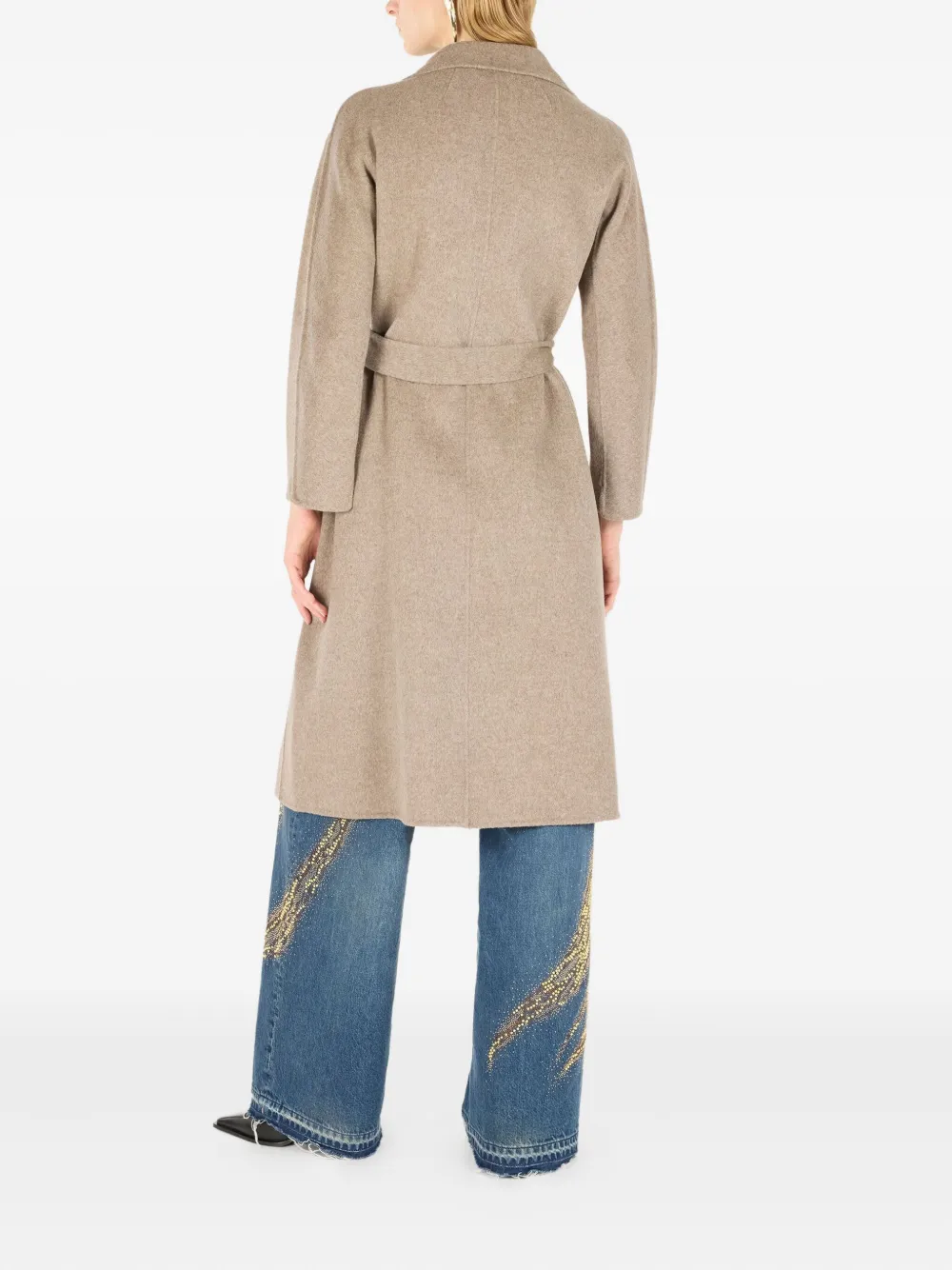 Roberto Cavalli Jas met logoplakkaat Beige