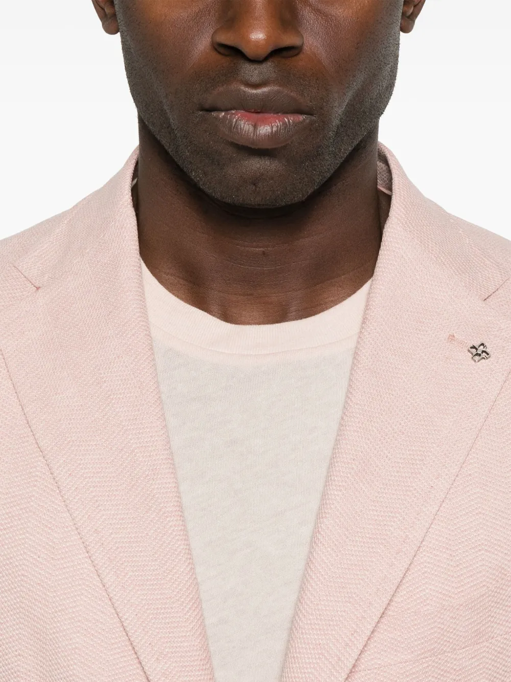 Tagliatore Katoenen blazer Roze