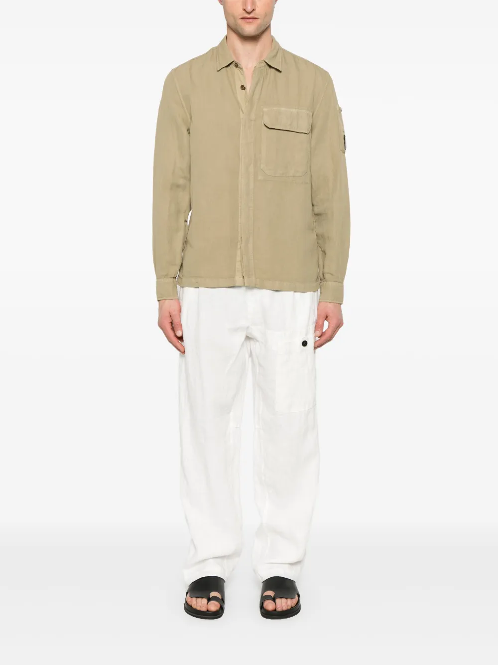 C.P. Company twill-weave overshirt | Shirt Jackets | Image 2