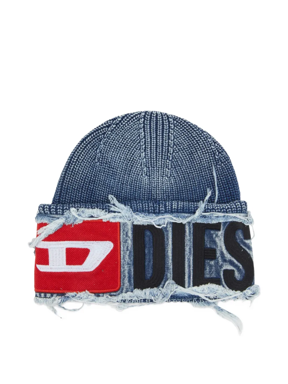 Diesel Muts met logopatch Blauw
