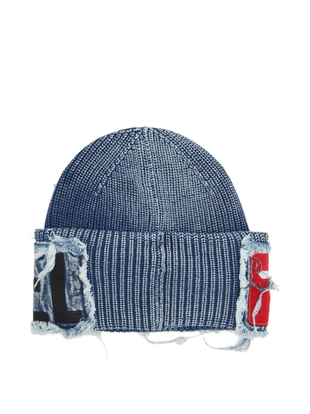 Diesel Muts met logopatch Blauw
