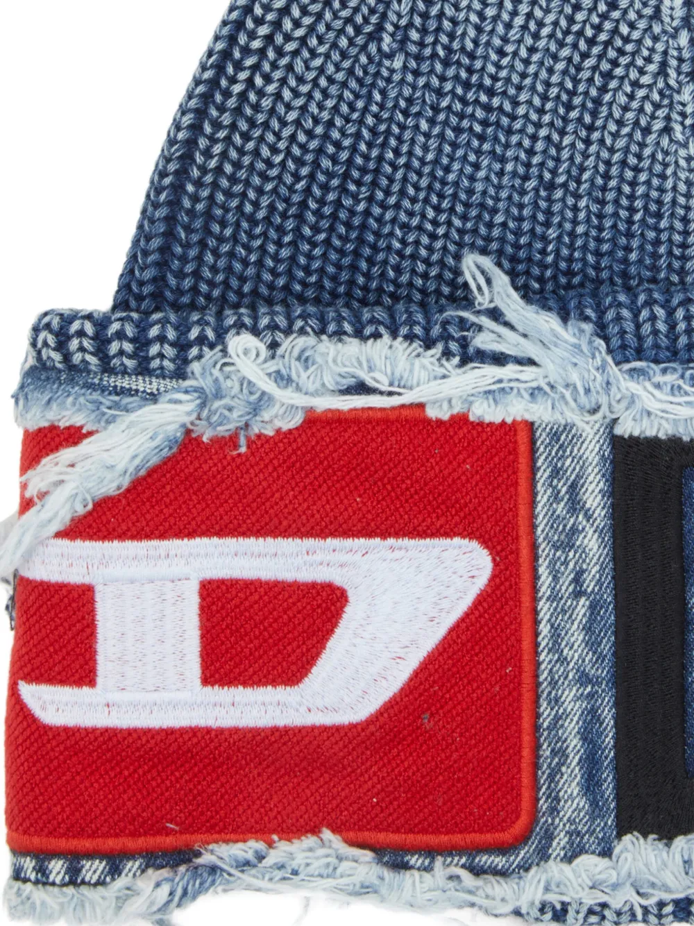 Diesel Muts met logopatch Blauw
