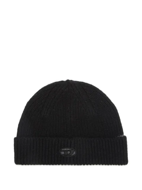 Diesel logo-embroidered beanie