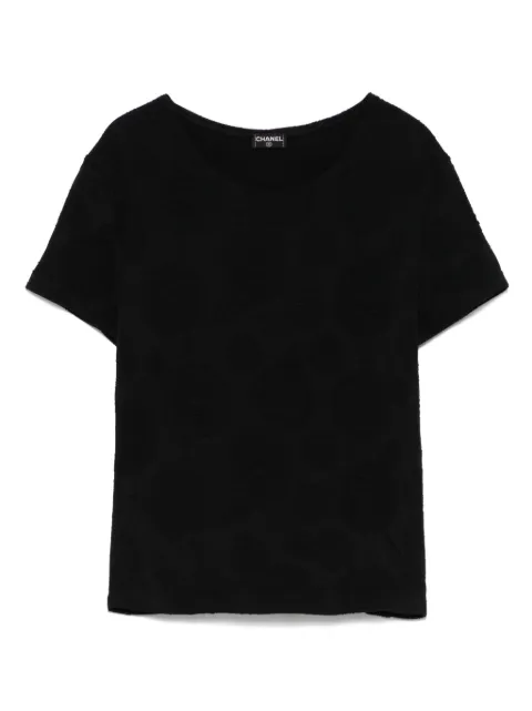 CHANEL Pre-Owned 2010s floral-motif T-shirt